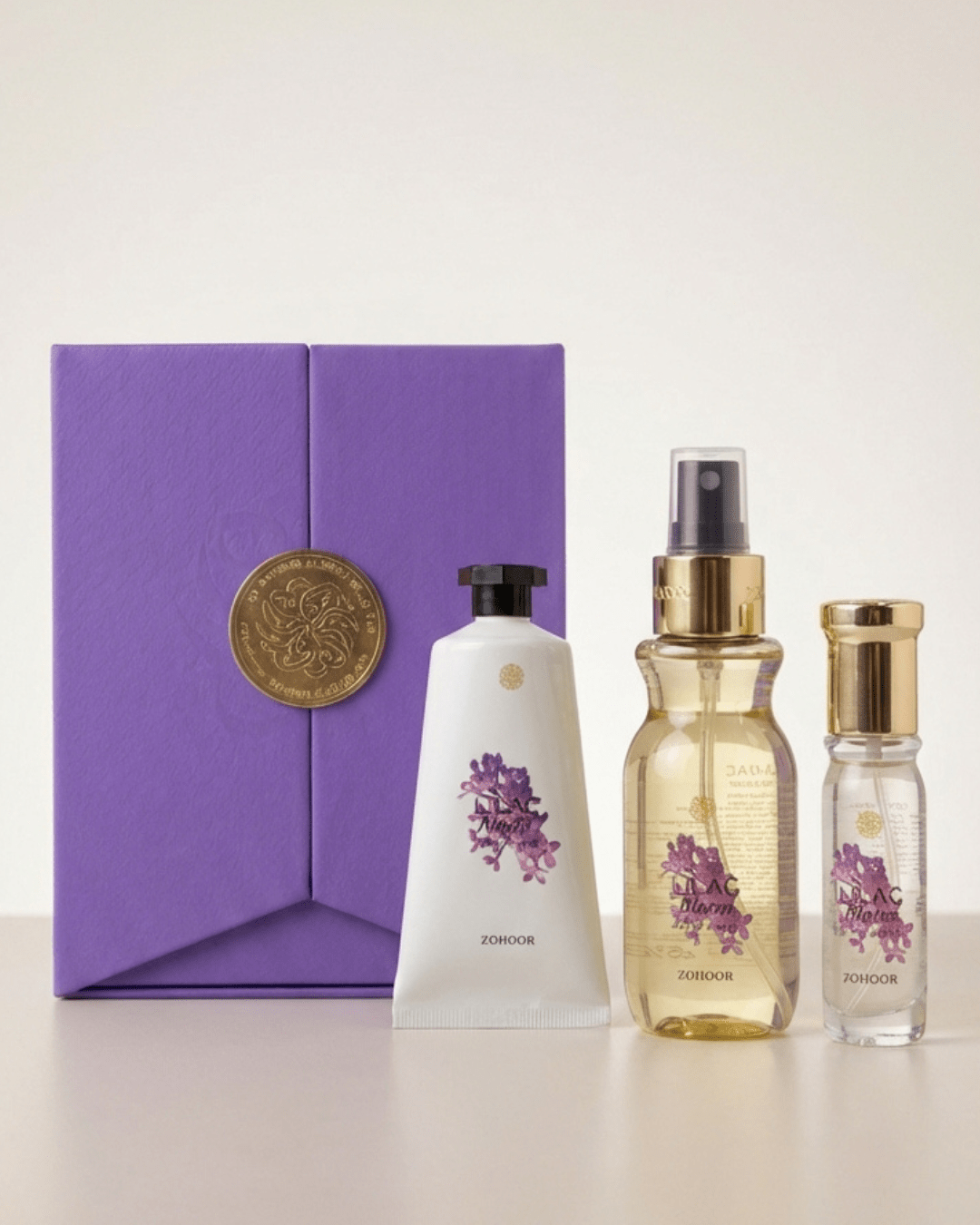 طقم هدايا العناية بالجسم "ليلاك بلوم