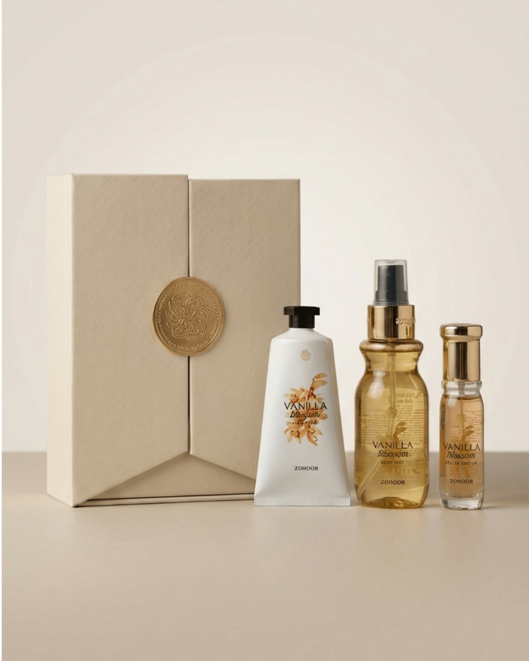 طقم هدايا العناية بالجسم "فانيلا بلوسوم